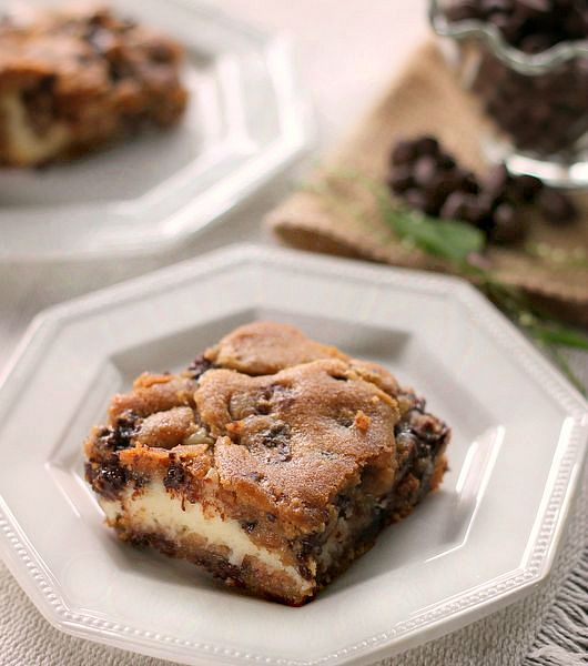 Chocolate Chip Cream Cheese Cookie Bars Bunny's Warm Oven