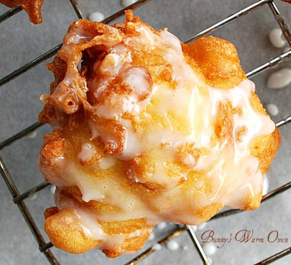 Peach fritters