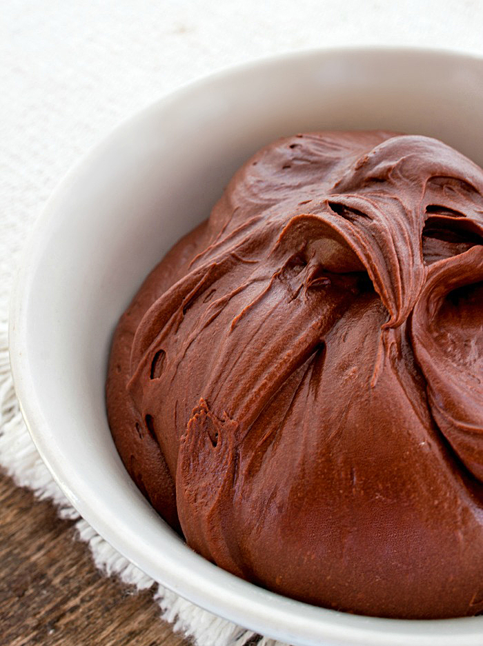 Homemade Chocolate Frosting Bunnys Warm Oven 
