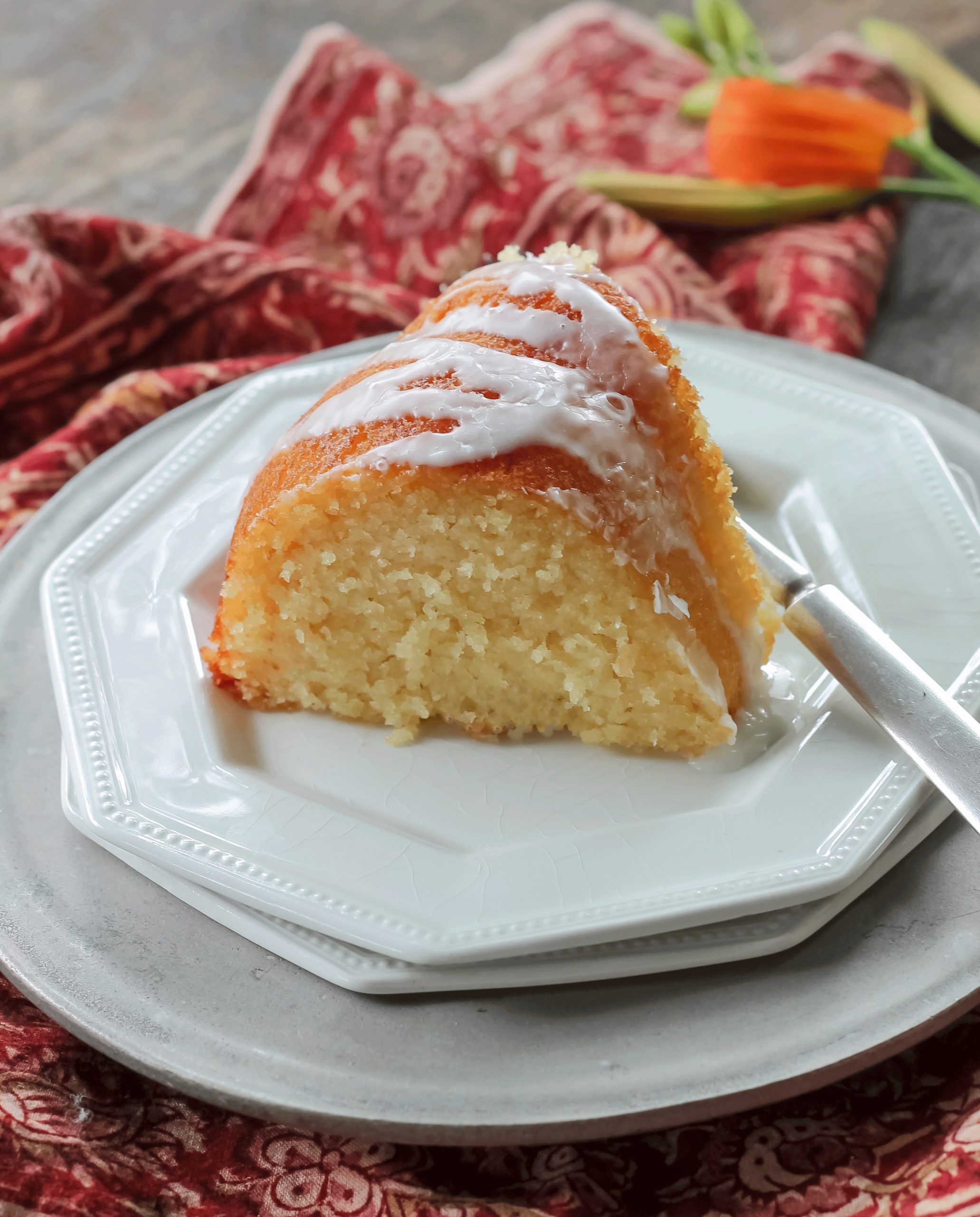 Glazed Lemon Ricotta Cake-image