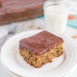 Banana Cake with Chocolate Frosting