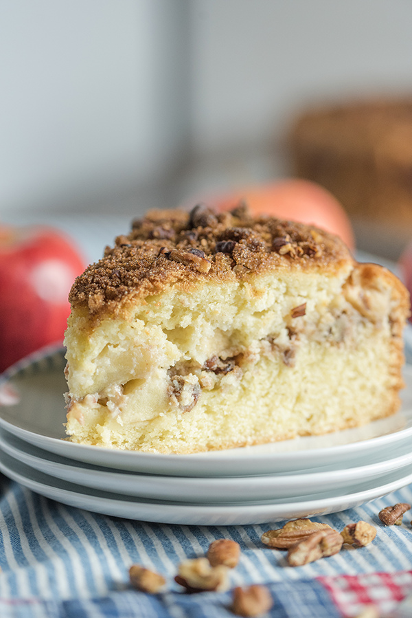 Apple Nut Sour Cream Coffee Cake - Bunny's Warm Oven