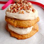 Pumpkin Cookies with Penuche Frosting