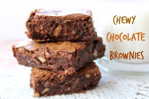 Chocolate Chewy Fudgy Brownies