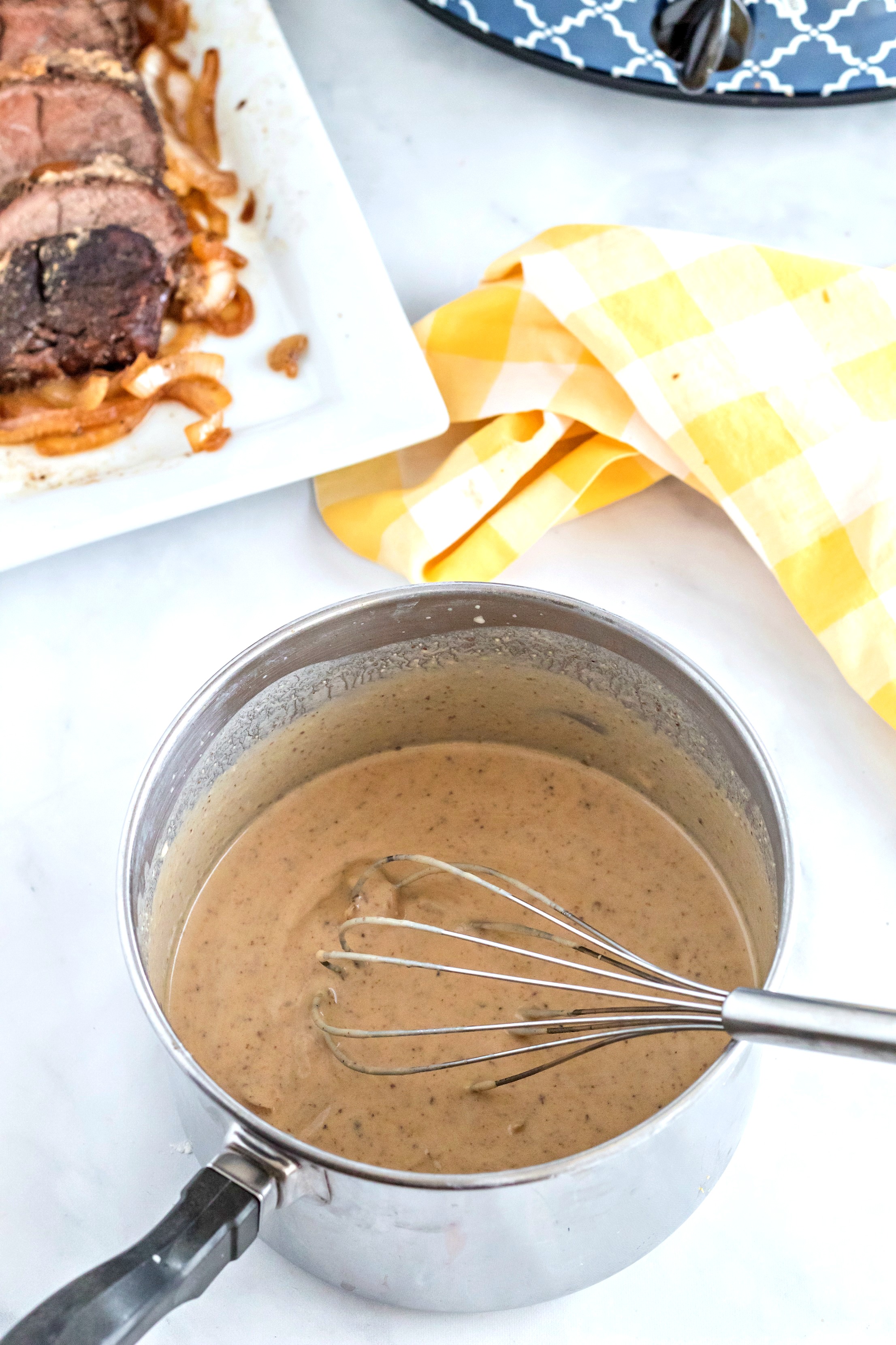 Crock Pot Roast Beef with Sour Cream