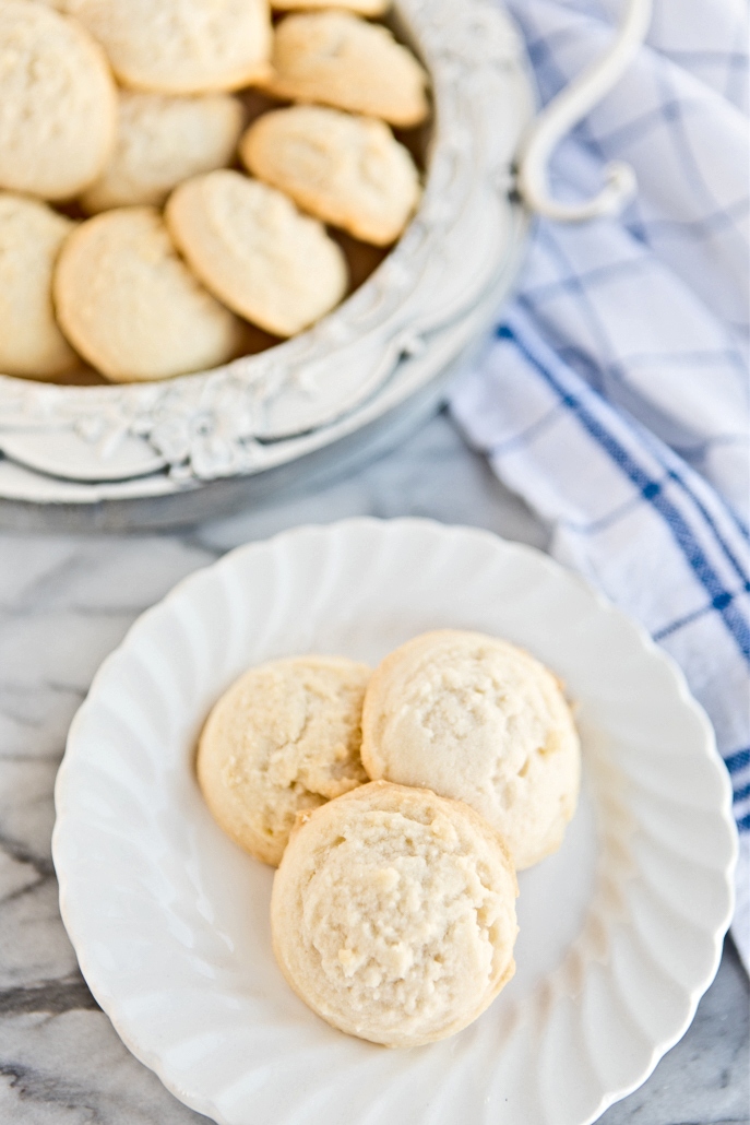 Whipped Shortbread Drop Cookies - Bunny's Warm Oven