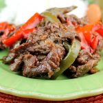 Carne Asada Marinated Sirloin and peppers