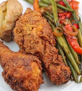Buttermilk Oven Fried Chicken