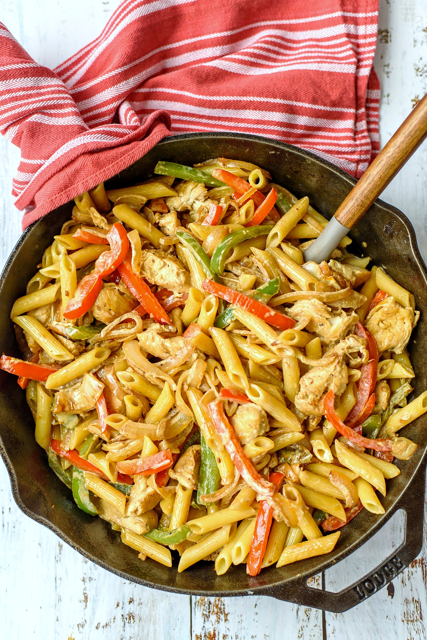 Chicken Pasta With Peppers And Onions Lemon Pepper Chicken Pasta ...