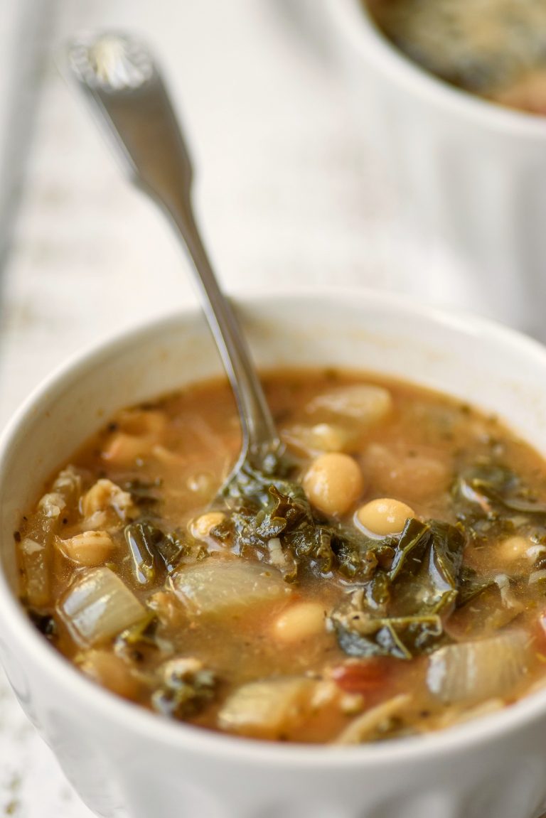Kale Bean Soup - Bunny's Warm Oven