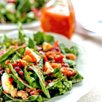 Fresh Spinach Salad with Dressing