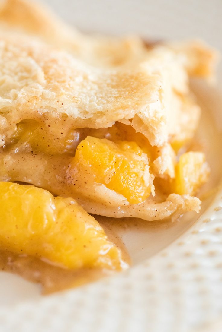 Double Crust Peach Cobbler Bunny's Warm Oven