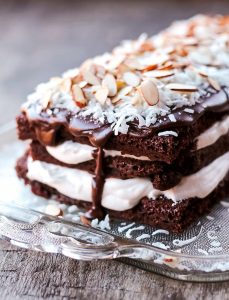 Almond Joy Chocolate Torte