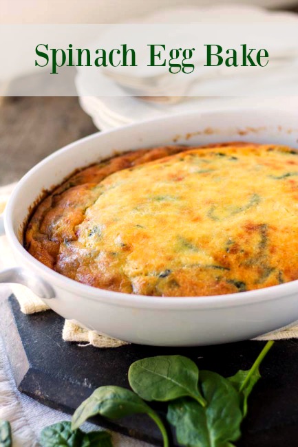 Spinach Egg Bake - Bunny's Warm Oven