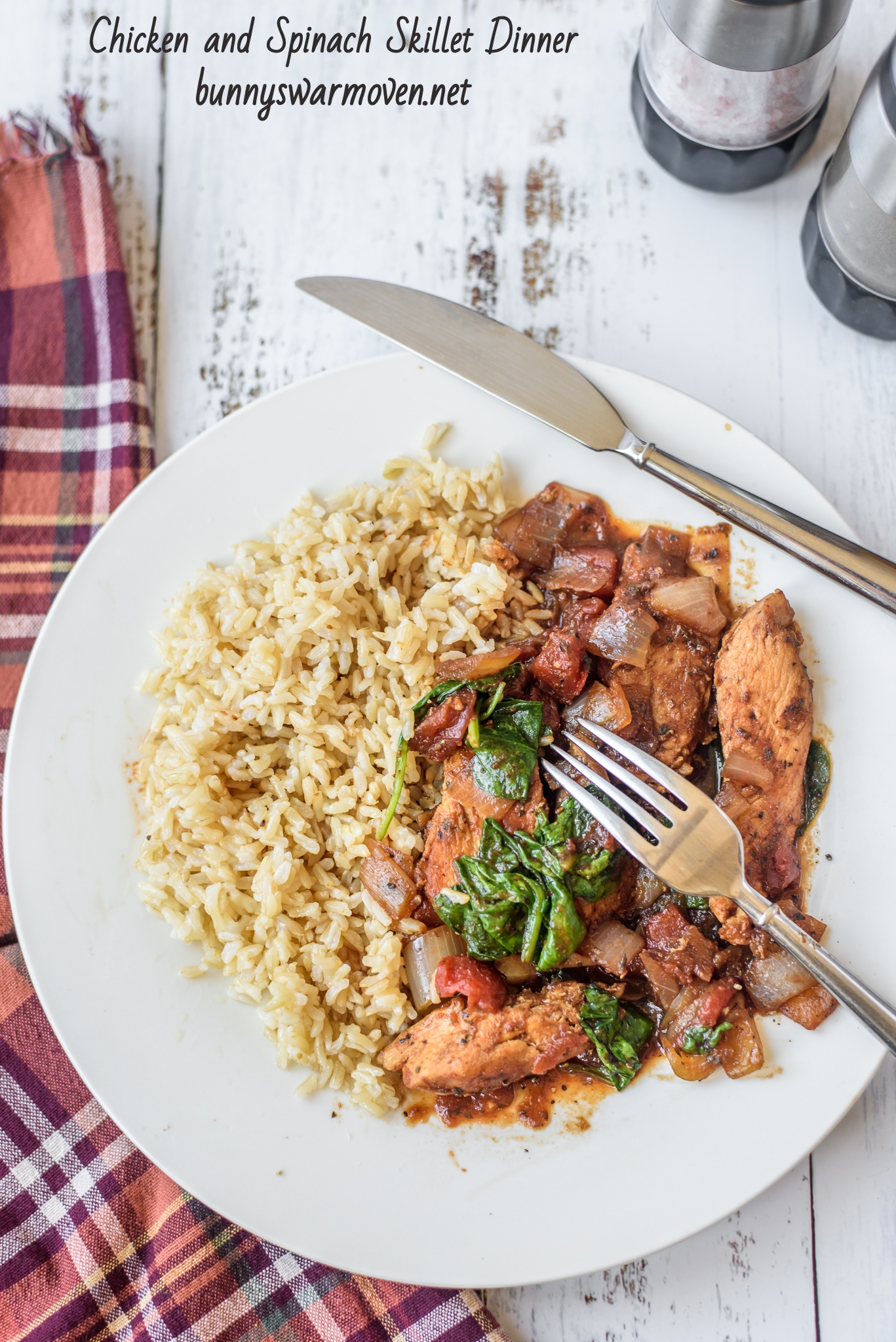 Chicken And Spinach Skillet Dinner Bunny S Warm Oven