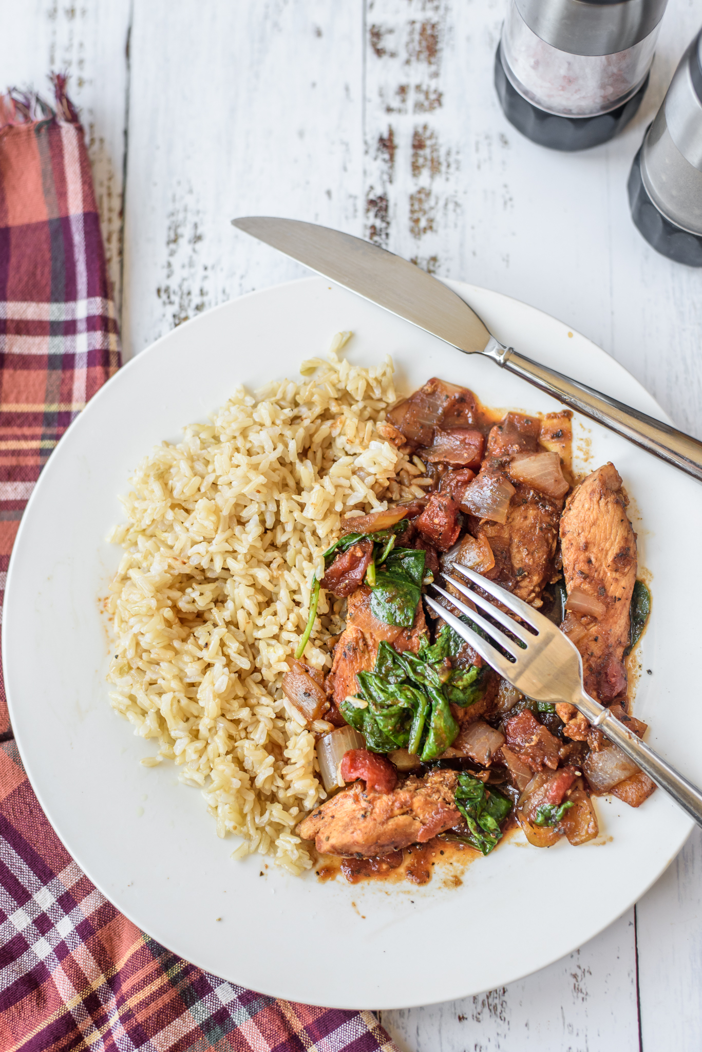 Chicken And Spinach Skillet Dinner