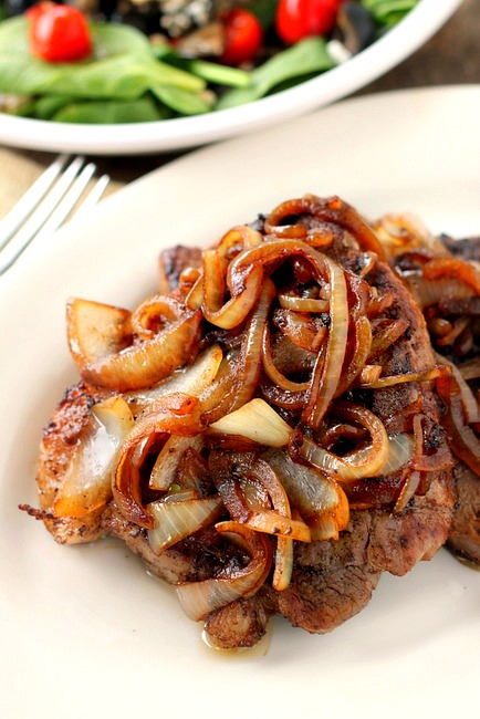 Spiced Pork Chops and Onions