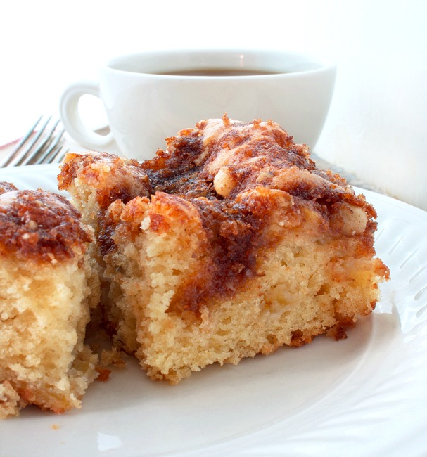 Sour Cream Apple Coffee Cake - Bunny's Warm Oven