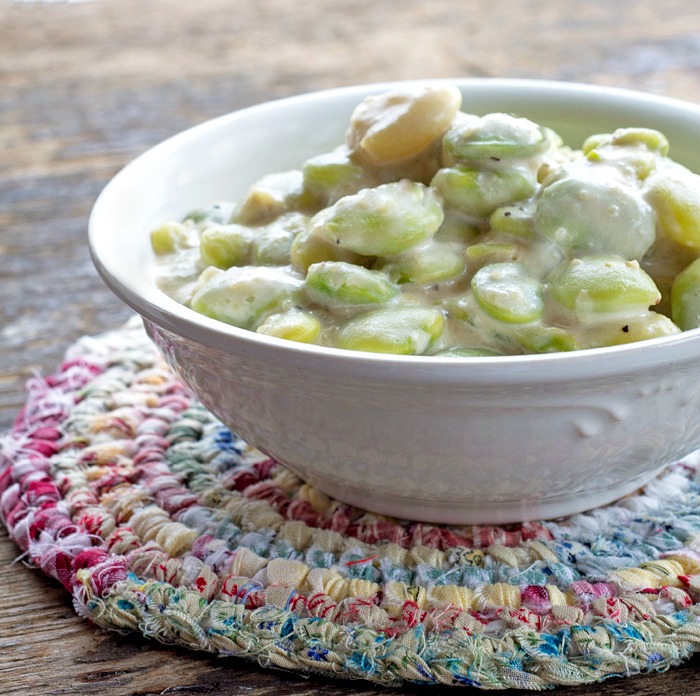 Creamed Lima Beans