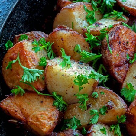 Oven Roasted Parsley Potatoes