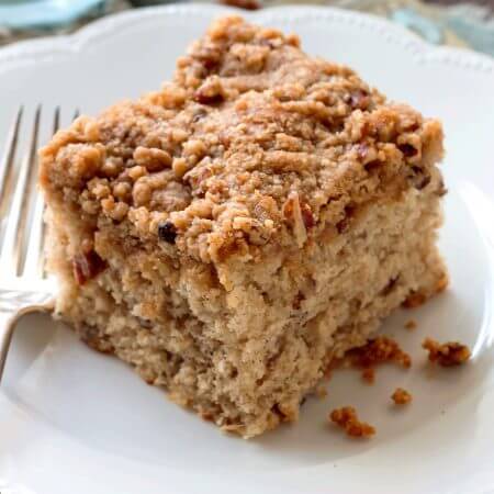 Banana Pecan Coffee Cake