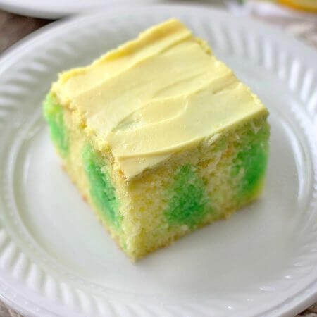 Lemon Lime Poke Cake