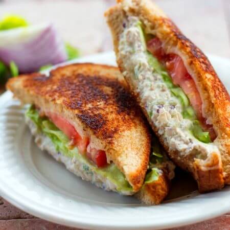 Chicken Salad Melt Sandwich