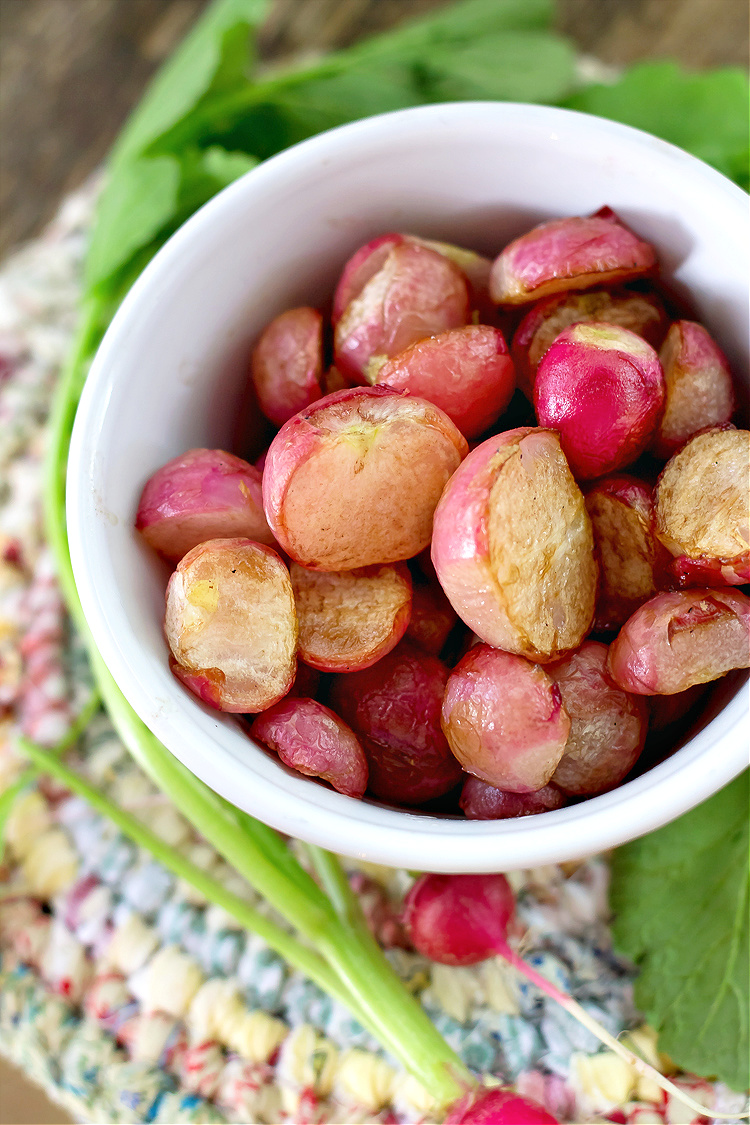 Butter Sauteed Radishes