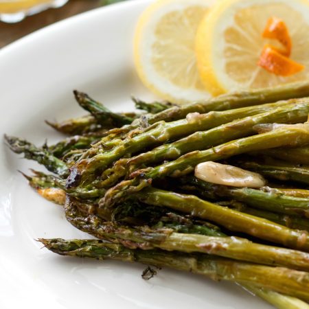 Citrus Roasted Asparagus with Vinaigrette