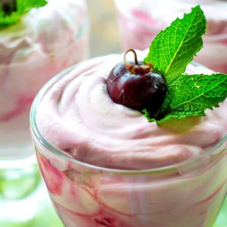 sweet cherry fool