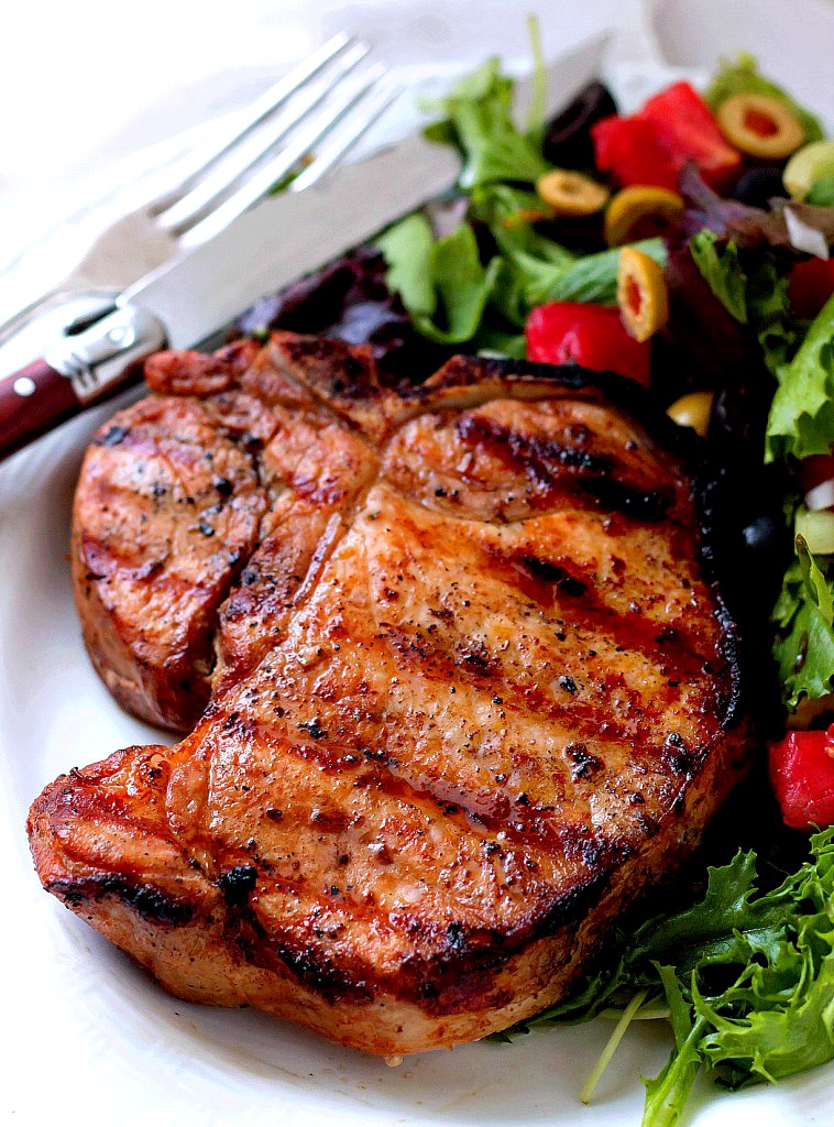 Grilled Pork Chop Marinade - Bunny's Warm Oven