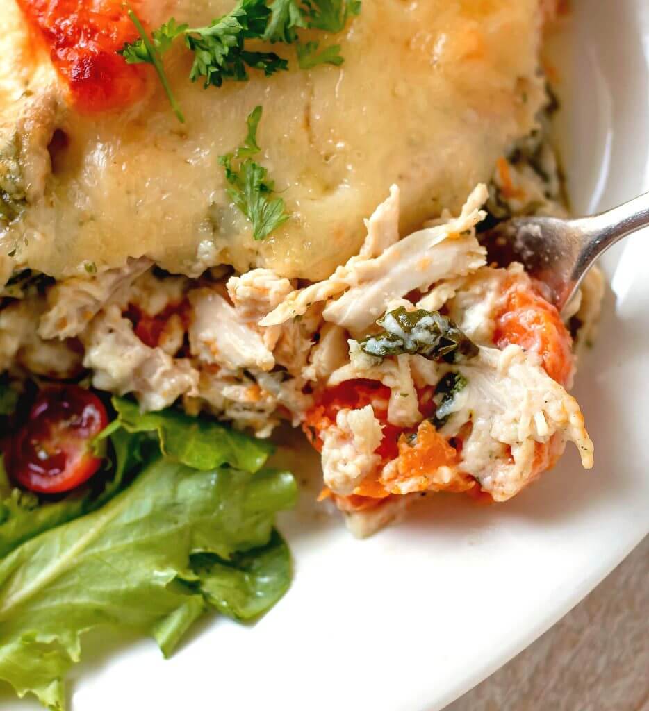 Cheesy Chicken Sweet Potato Casserole Bunny's Warm Oven