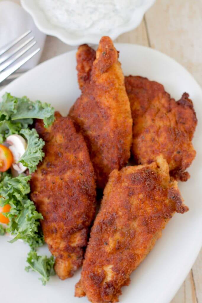 Chicken Tenders with Dill Sour Cream Dipping Sauce Bunny's Warm Oven