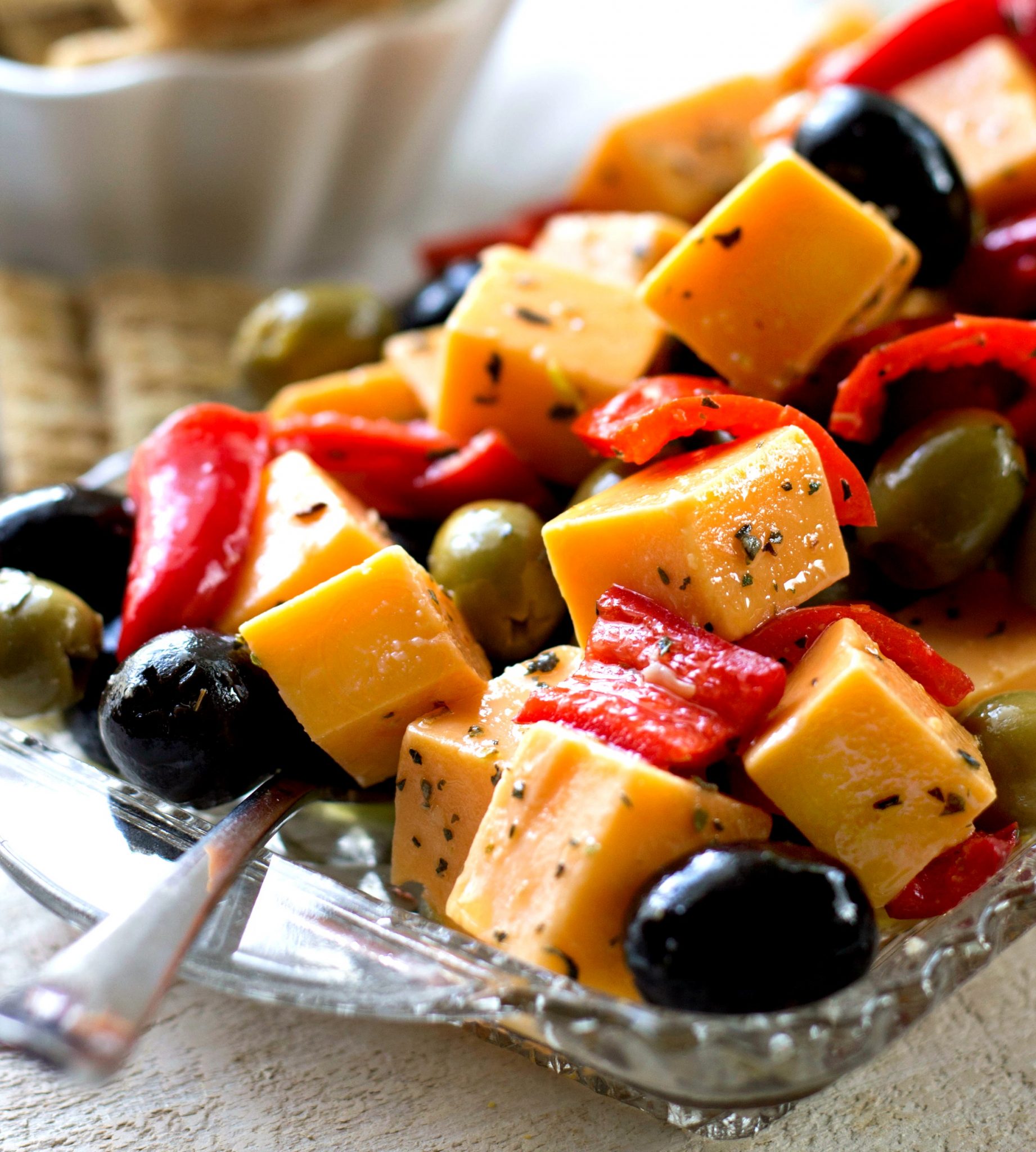 Marinated Cheese Peppers and Olives Bunny's Warm Oven