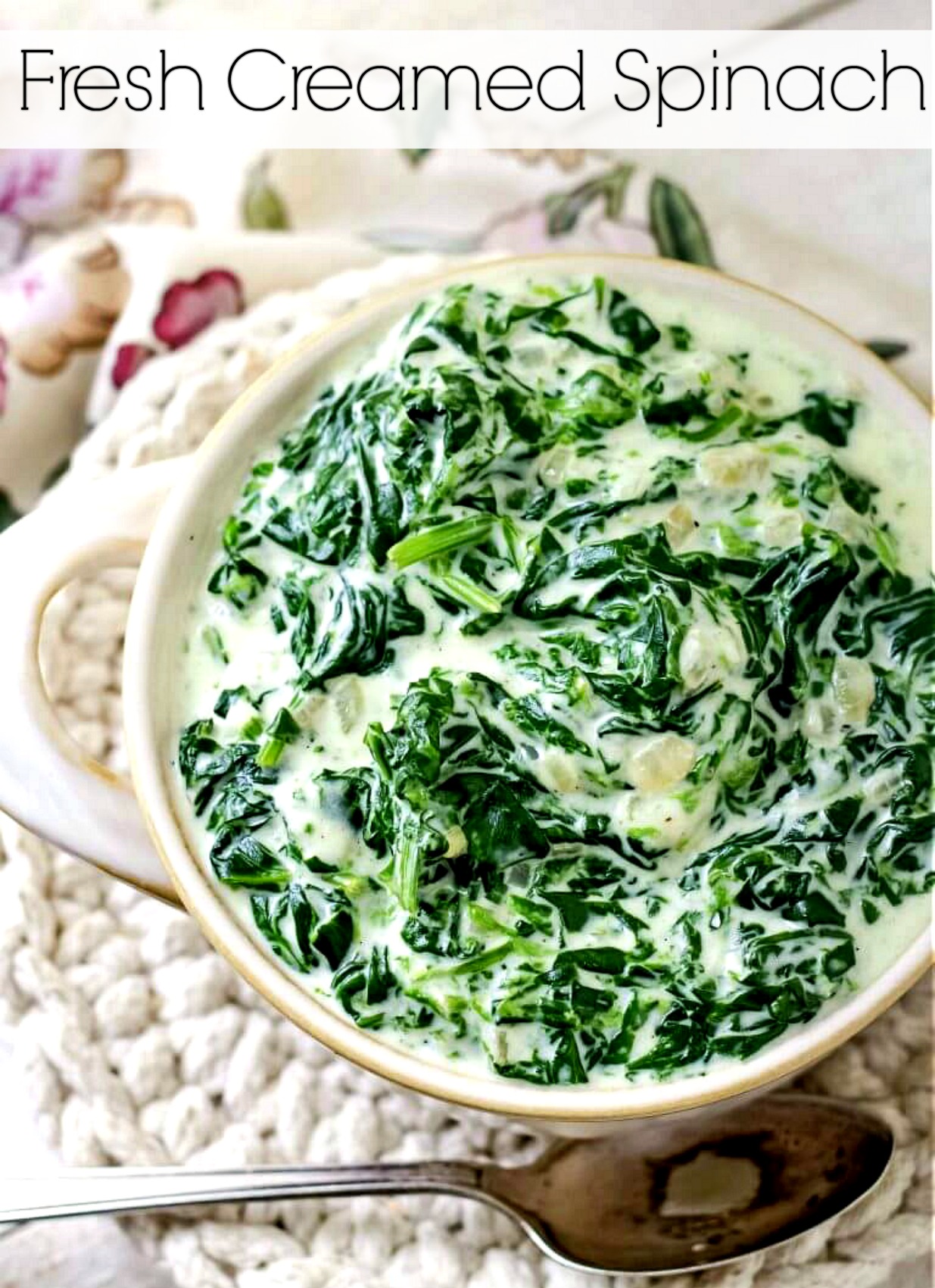 Fresh Creamed Spinach - Bunny's Warm Oven