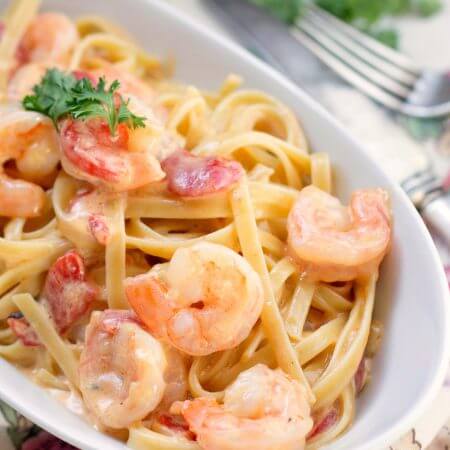 Creamy Garlic Skillet Shrimp