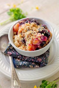 Old Fashioned Peach Blueberry Dessert