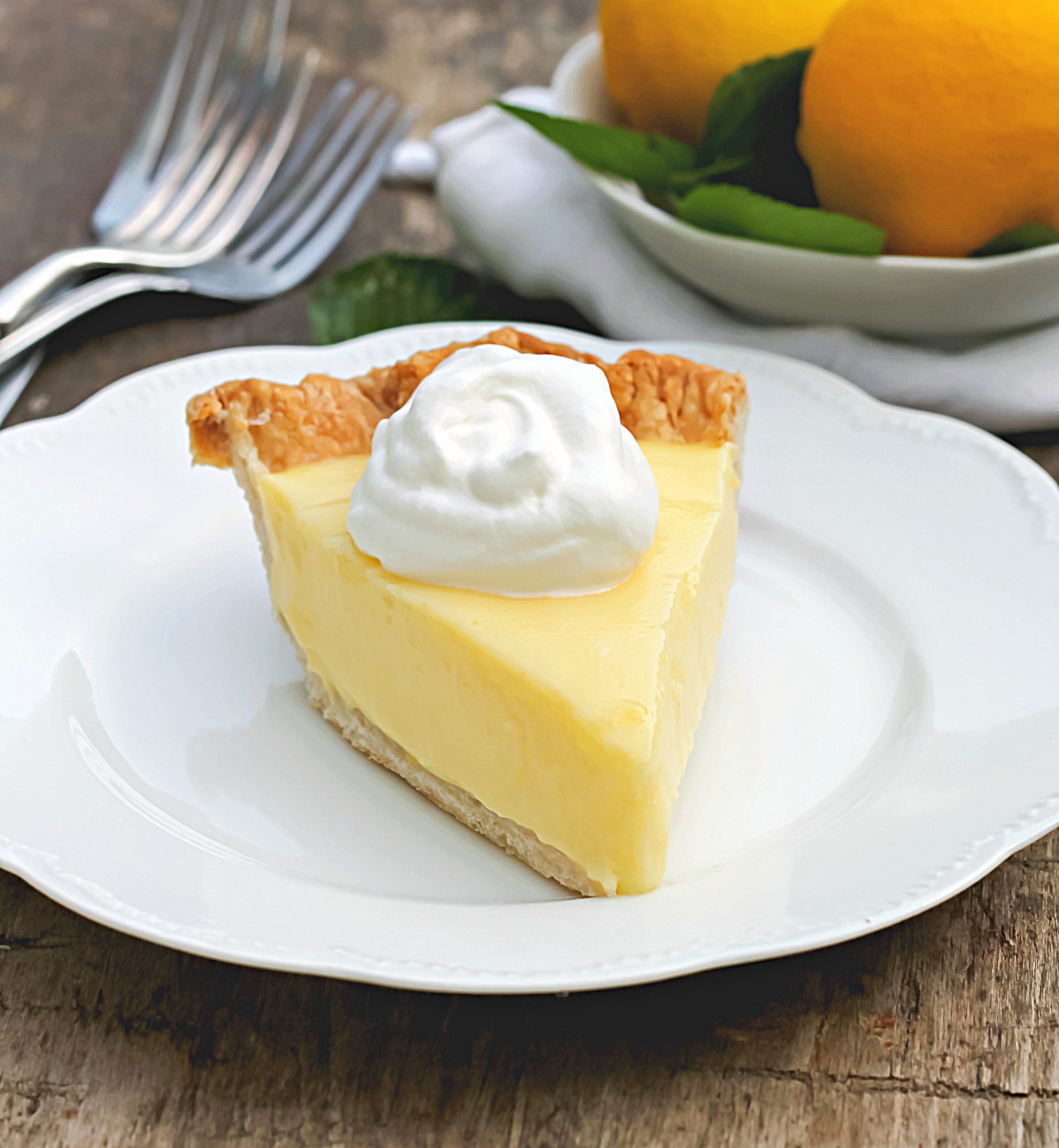 Sour Cream Lemon Pie