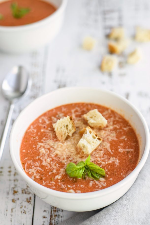 Tomato Basil Soup - Bunny's Warm Oven