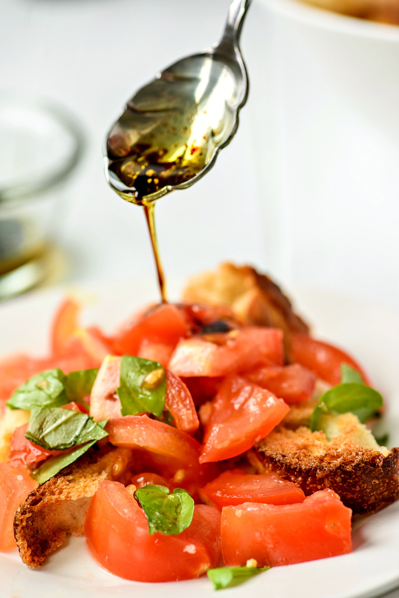 Panzanella Tomato Salad with Balsamic Vinaigrette