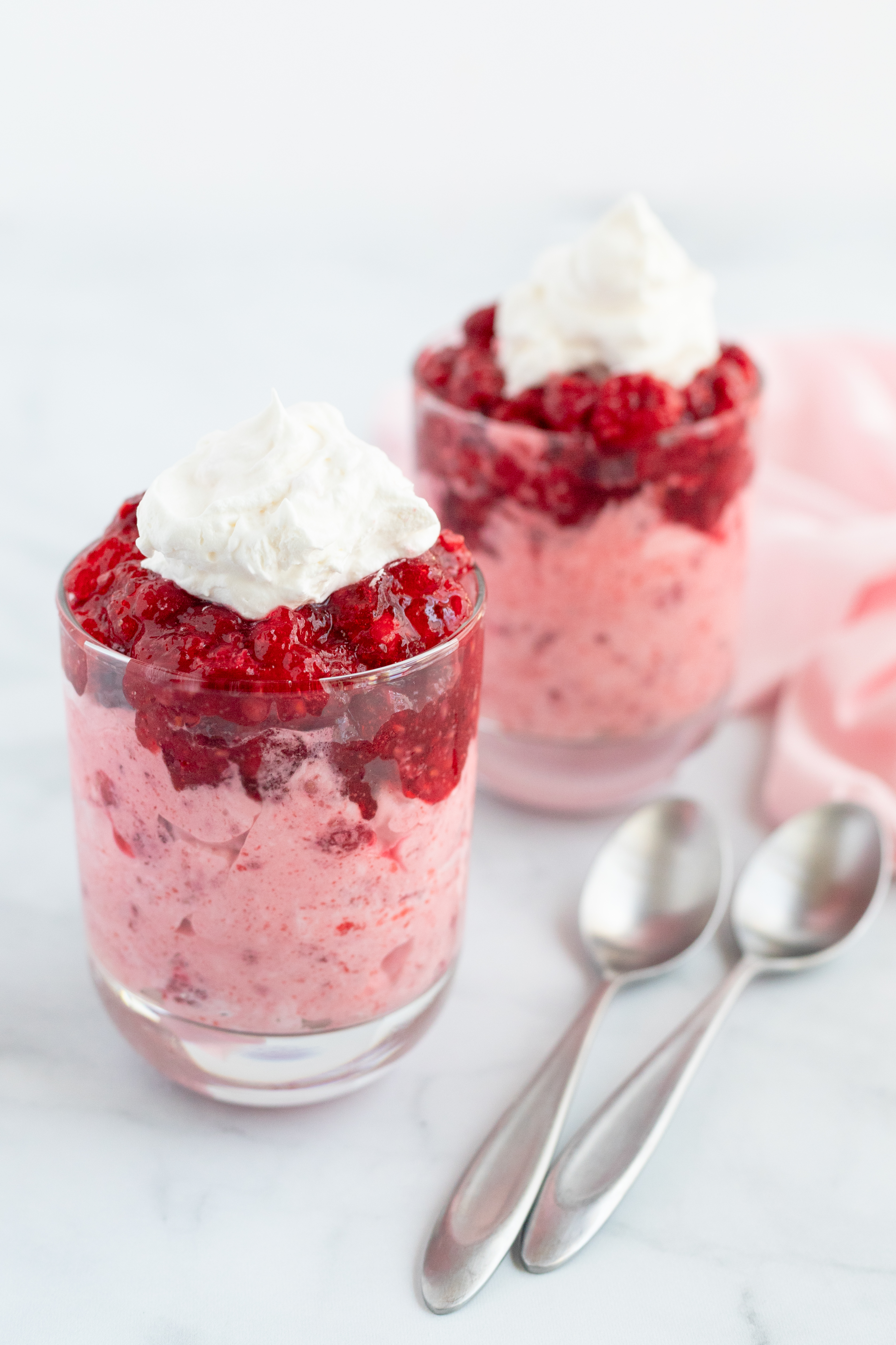 Raspberry Parfait Dessert