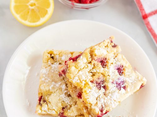 Lemon-Raspberry Cream Cheese Bars