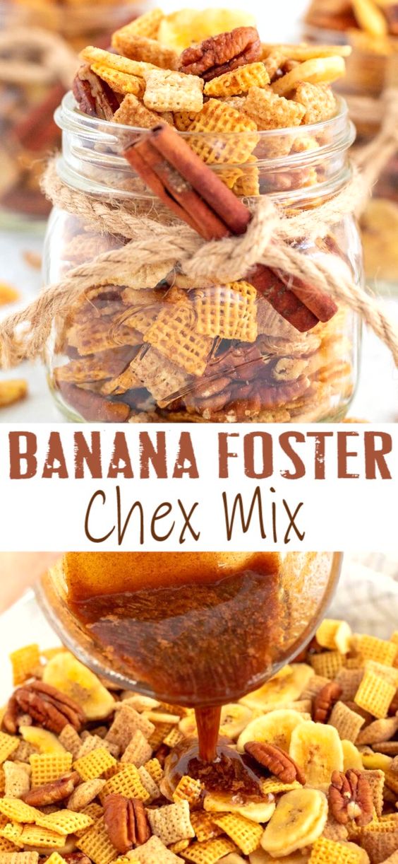 Banana Foster Chex Mix