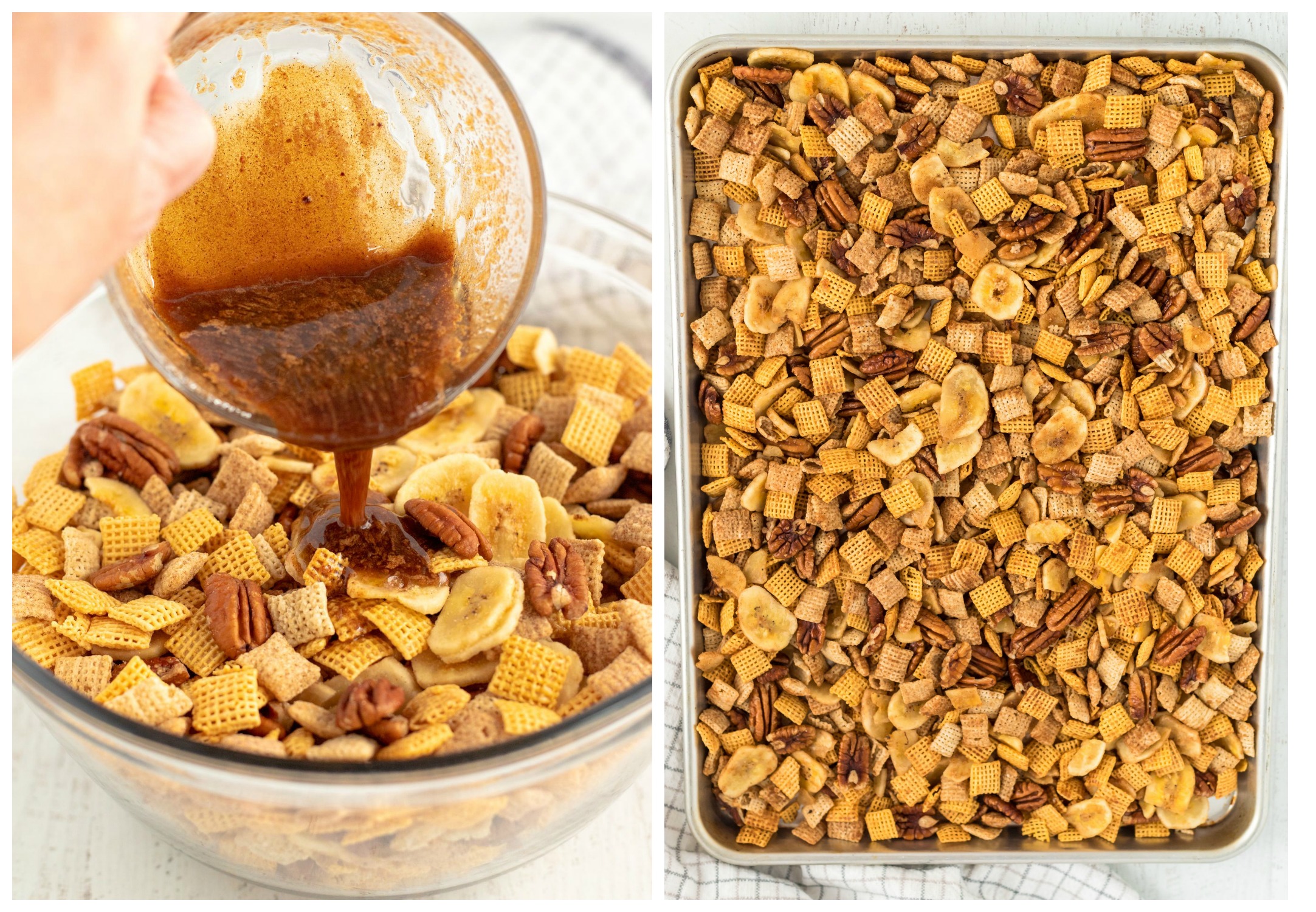 Banana Foster Chex Mix