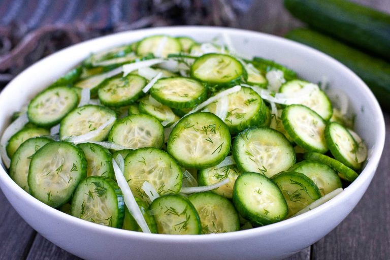 Classic Cucumbers and Onions Bunny's Warm Oven