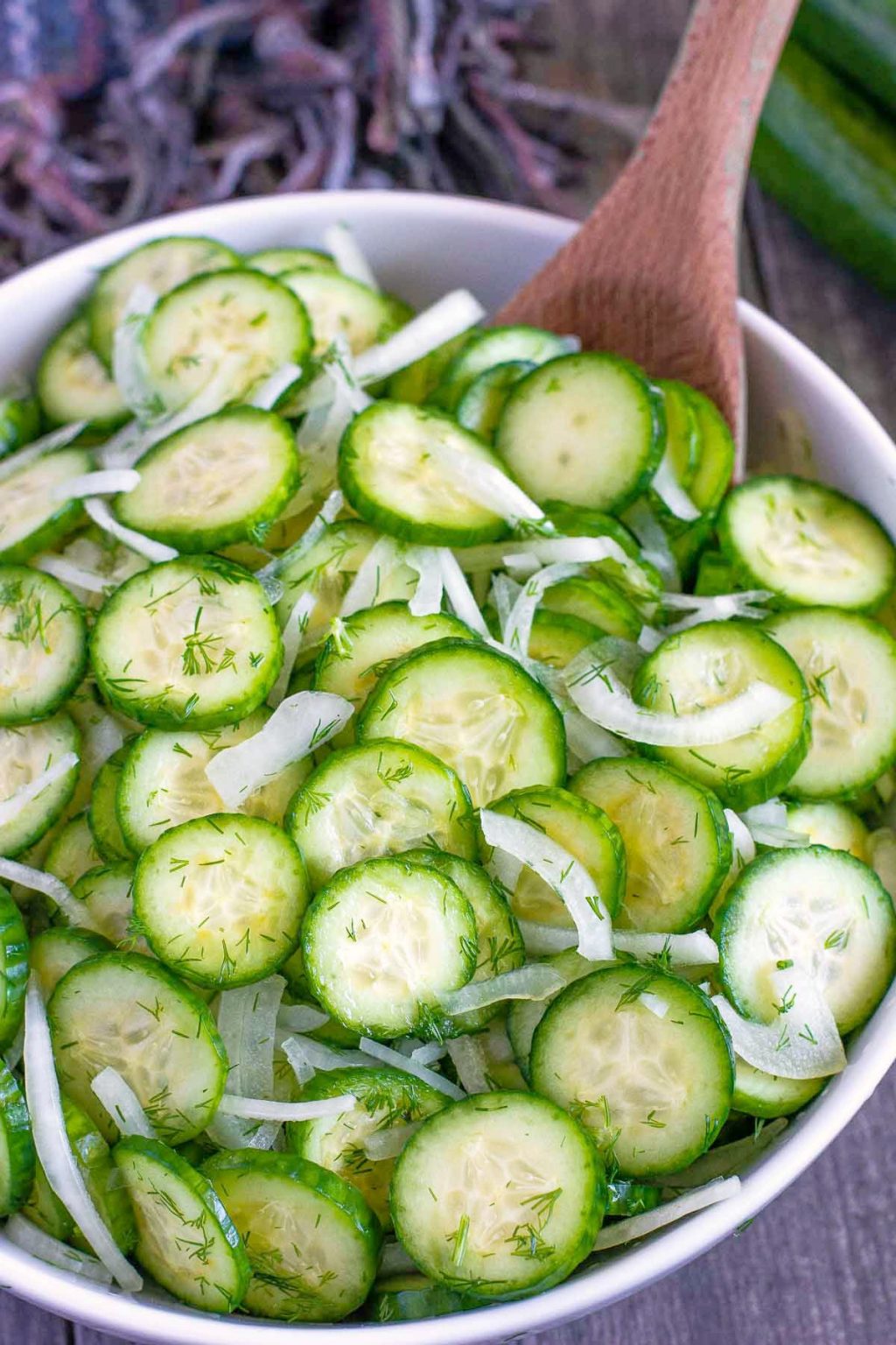 Classic Cucumbers and Onions - Bunny's Warm Oven