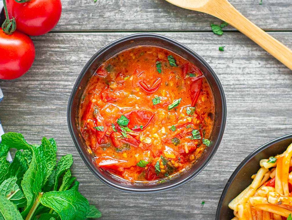 Tomato Butter Pan Sauce